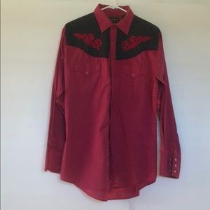 Vintage Western-style Dress Shirt